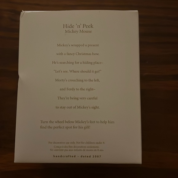 Hallmark keepsake hide n peek - Picture 3 of 3